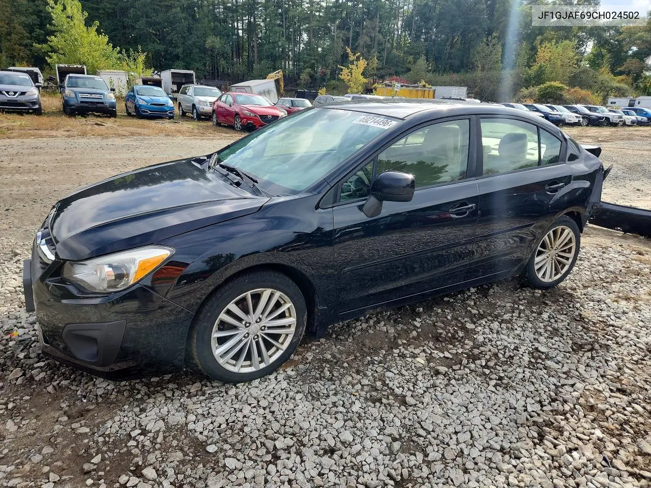 SUBARU IMPREZA 2012, VIN JF1GJAF69CH024502