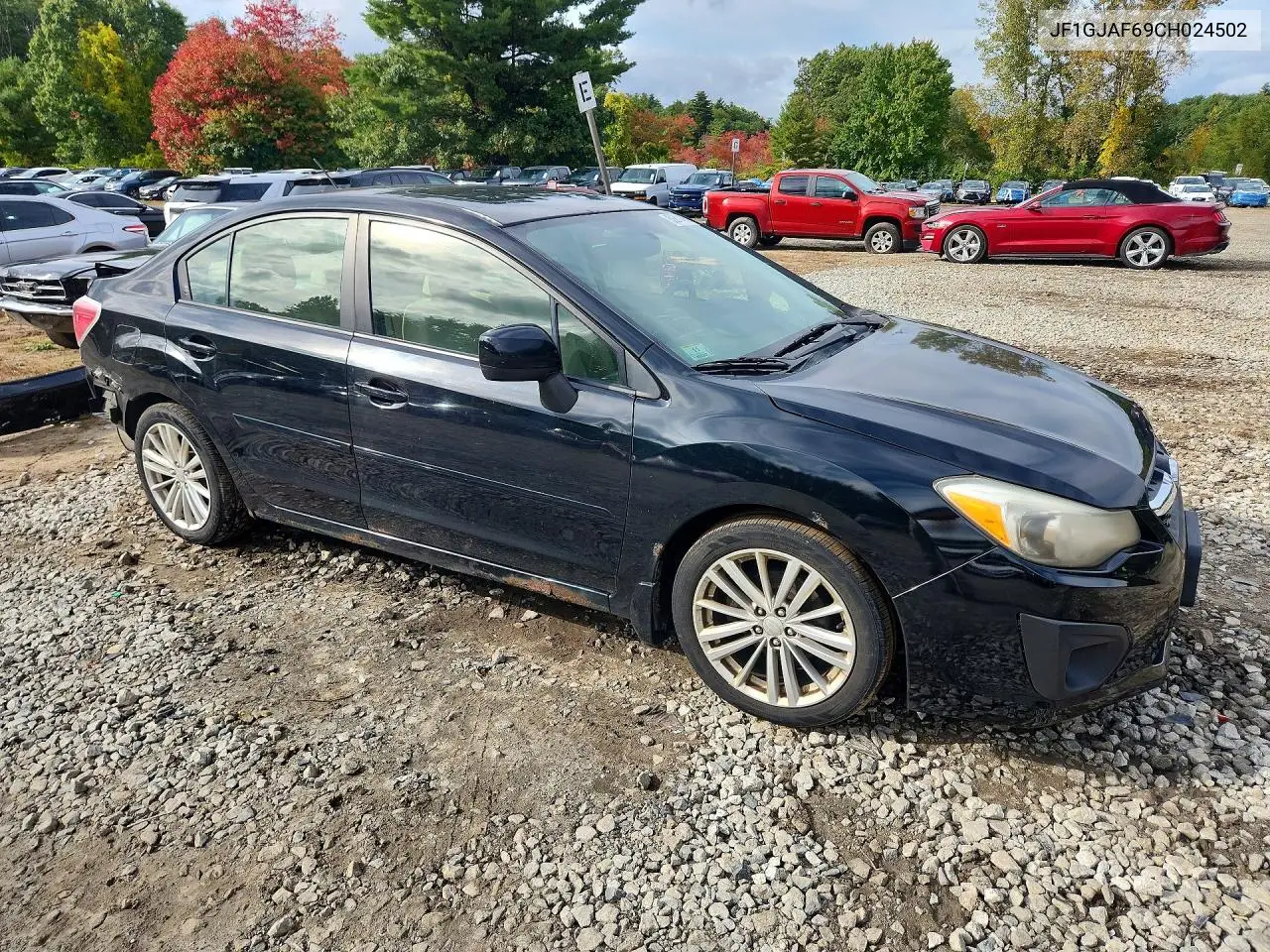 2012 SUBARU IMPREZA VIN JF1GJAF69CH024502 — фото 4