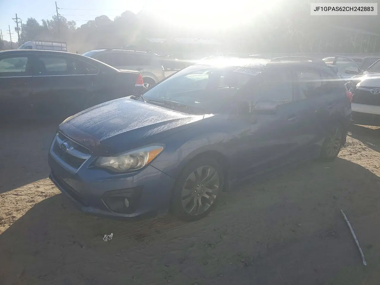 SUBARU IMPREZA 2012, VIN JF1GPAS62CH242883