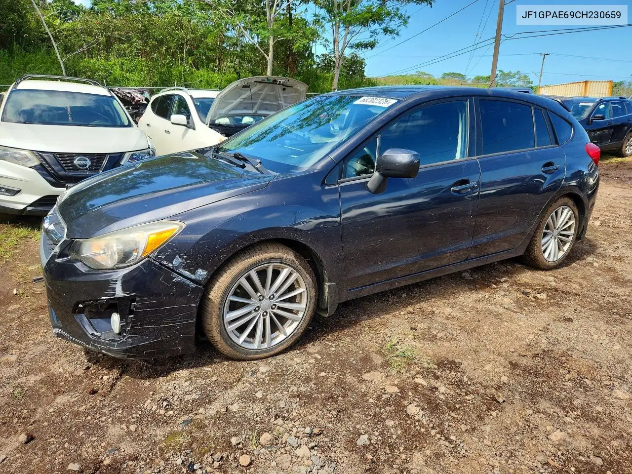 SUBARU IMPREZA 2012, VIN JF1GPAE69CH230659