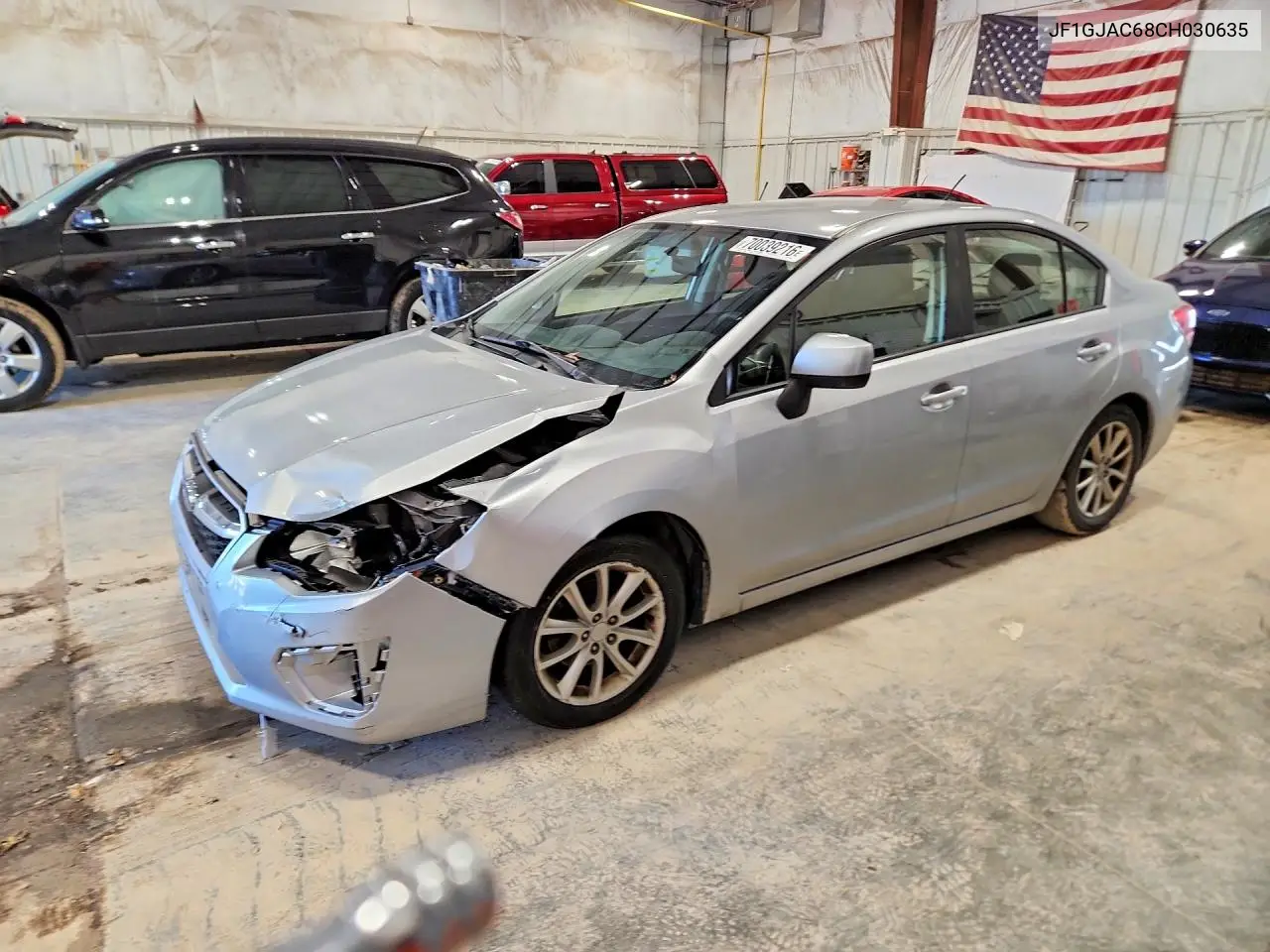 SUBARU IMPREZA 2012, VIN JF1GJAC68CH030635