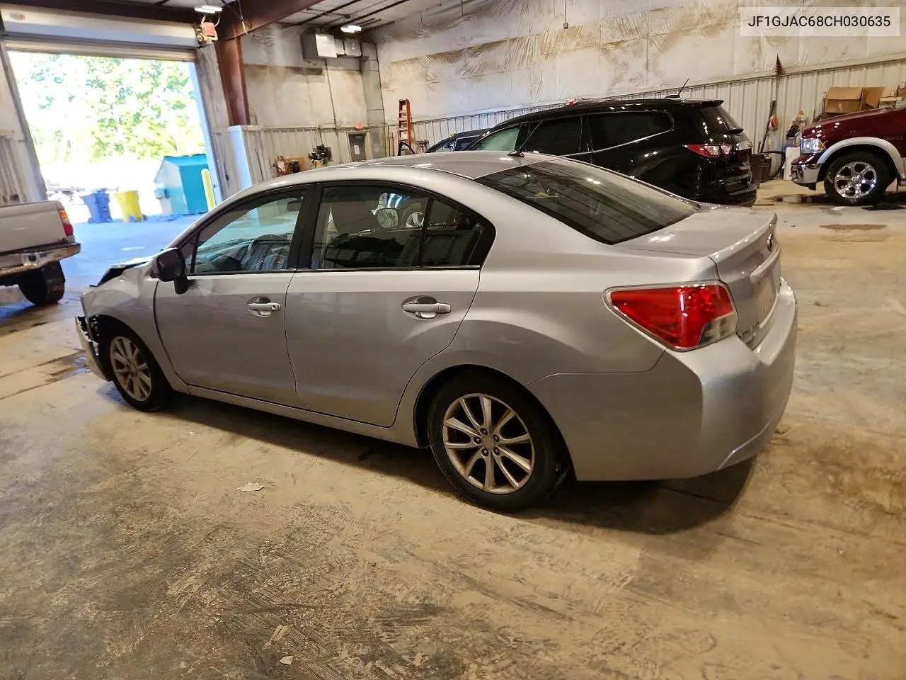 2012 SUBARU IMPREZA VIN JF1GJAC68CH030635 — фото 2