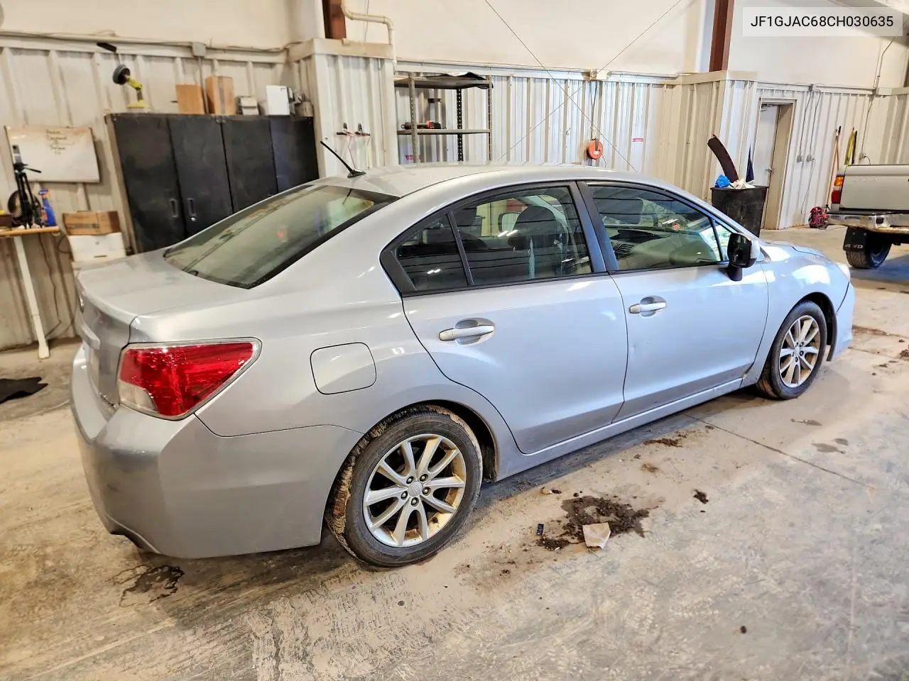 2012 SUBARU IMPREZA VIN JF1GJAC68CH030635 — фото 3
