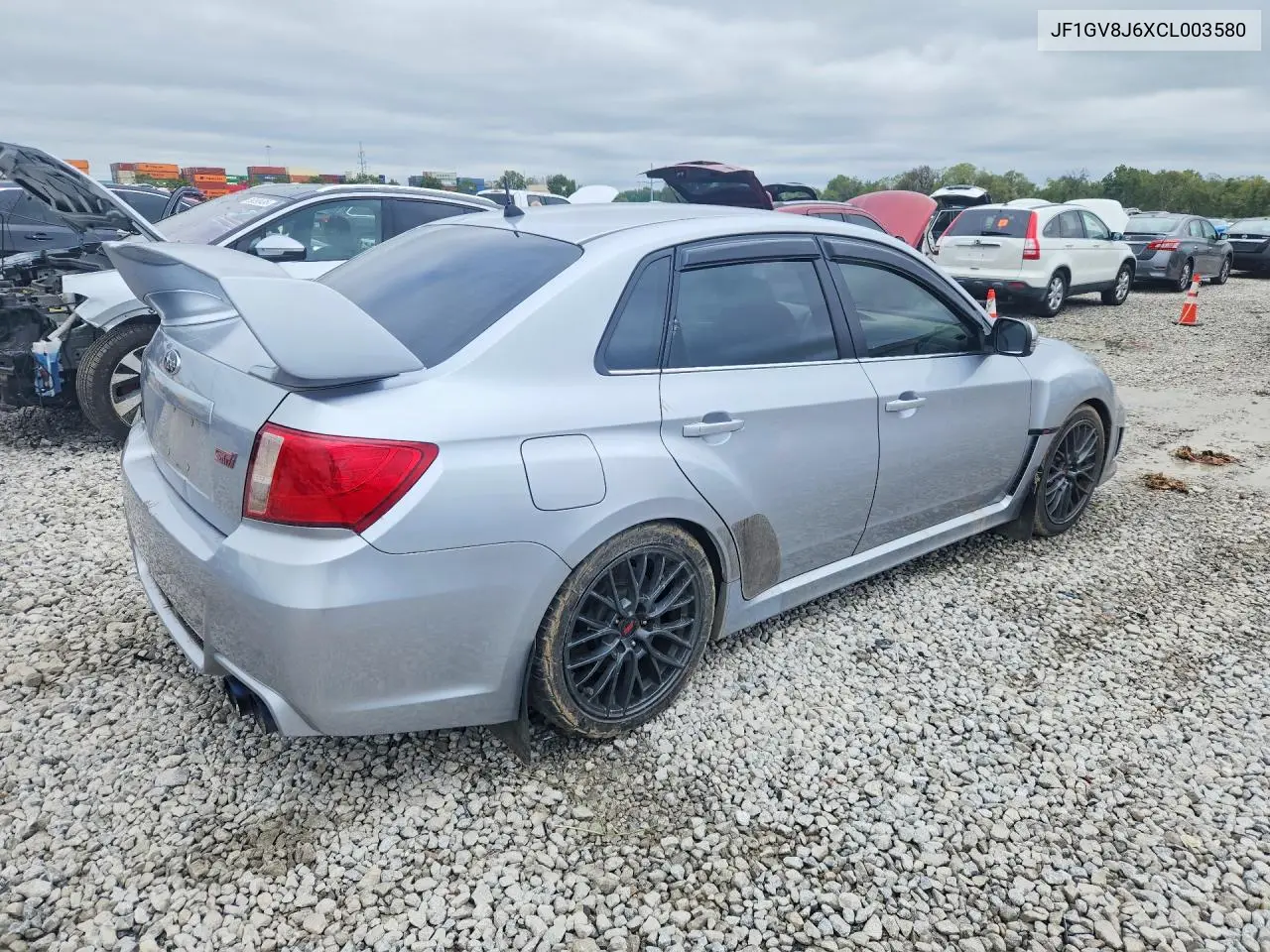 2012 SUBARU IMPREZA VIN JF1GV8J6XCL003580 — фото 3