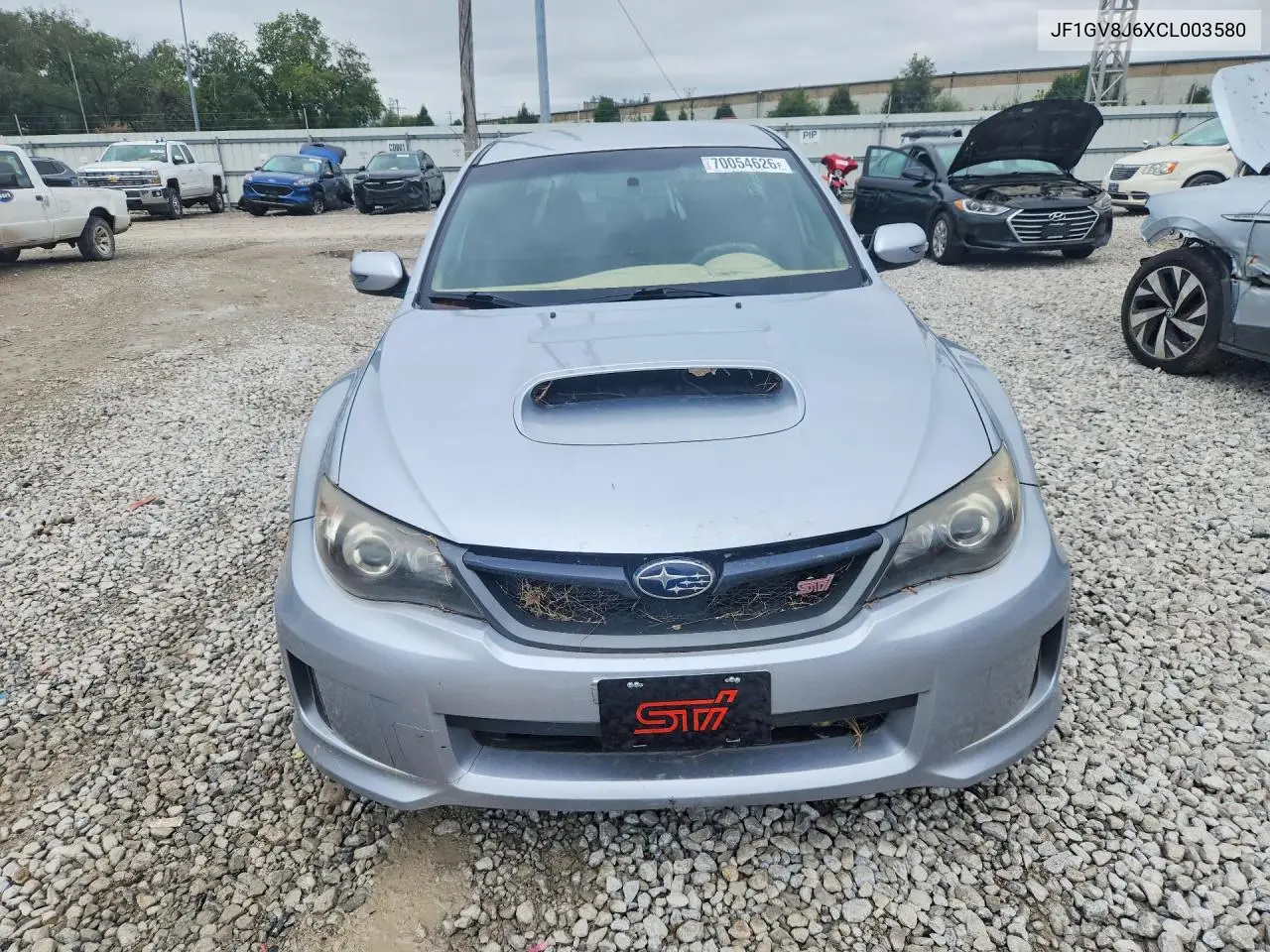 2012 SUBARU IMPREZA VIN JF1GV8J6XCL003580 — фото 5