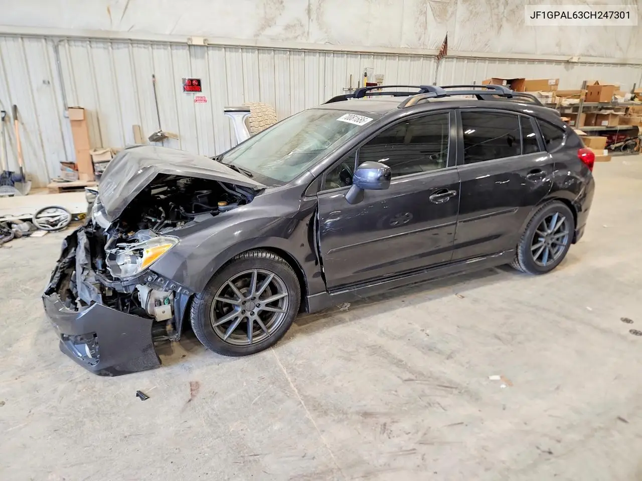 SUBARU IMPREZA 2012, VIN JF1GPAL63CH247301