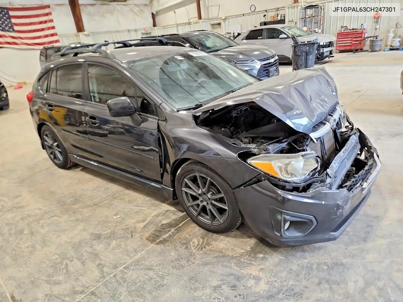2012 SUBARU IMPREZA VIN JF1GPAL63CH247301 — фото 4