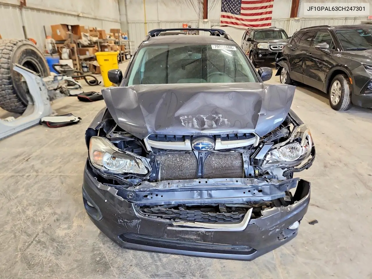 2012 SUBARU IMPREZA VIN JF1GPAL63CH247301 — фото 5