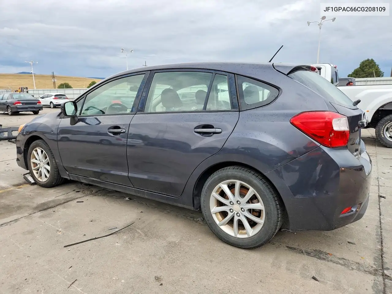 2012 SUBARU IMPREZA VIN JF1GPAC66CG208109 — фото 2