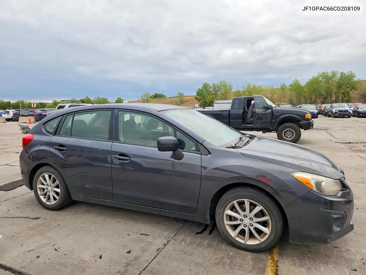2012 SUBARU IMPREZA VIN JF1GPAC66CG208109 — фото 4
