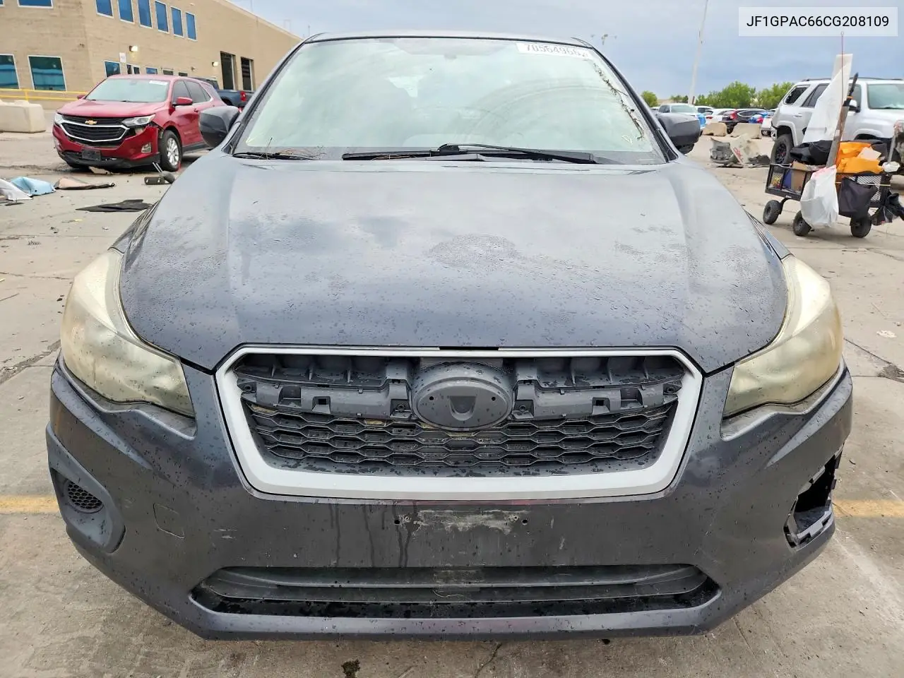 2012 SUBARU IMPREZA VIN JF1GPAC66CG208109 — фото 5