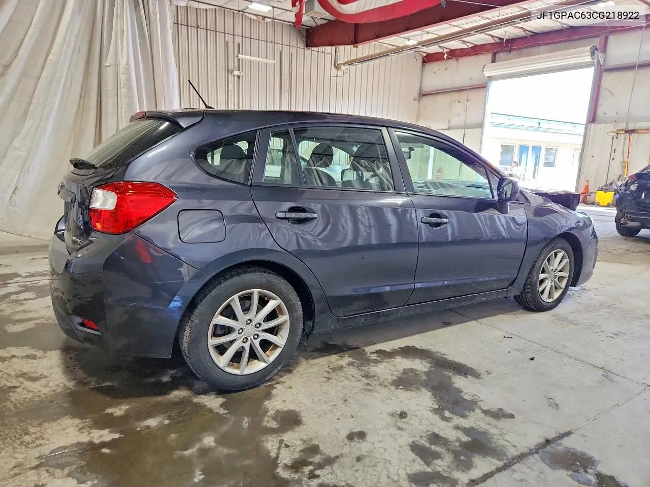 2012 SUBARU IMPREZA VIN JF1GPAC63CG218922 — фото 3