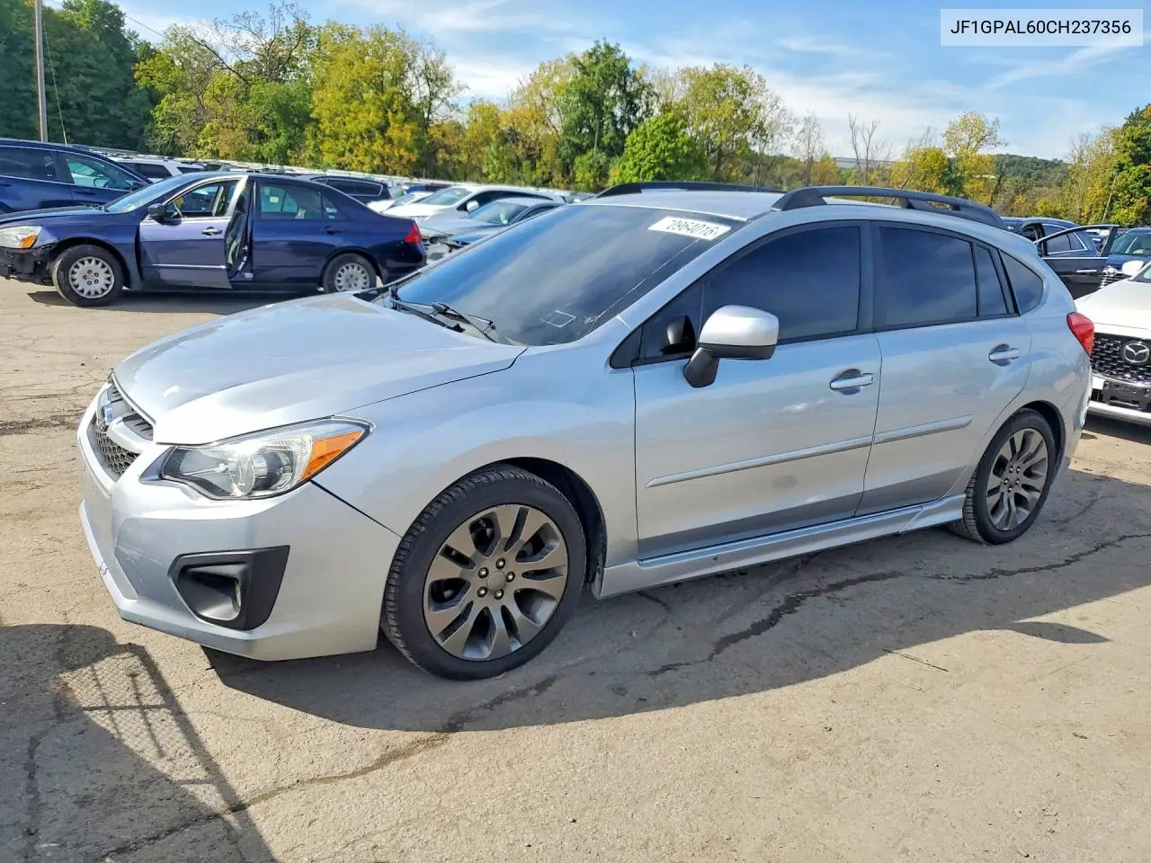 SUBARU IMPREZA 2012, VIN JF1GPAL60CH237356