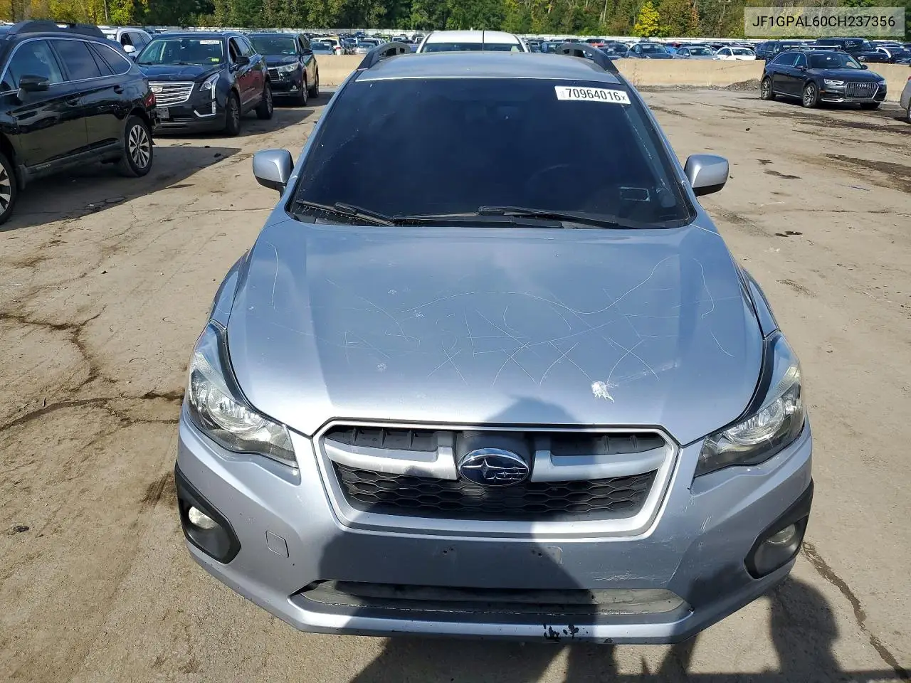 2012 SUBARU IMPREZA VIN JF1GPAL60CH237356 — фото 5