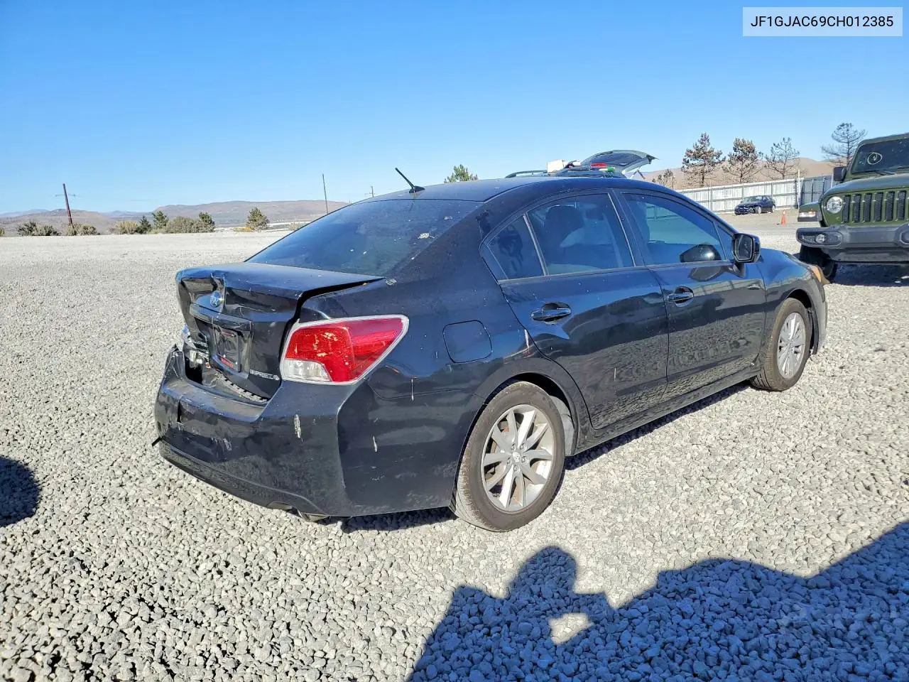 2012 SUBARU IMPREZA VIN JF1GJAC69CH012385 — фото 3