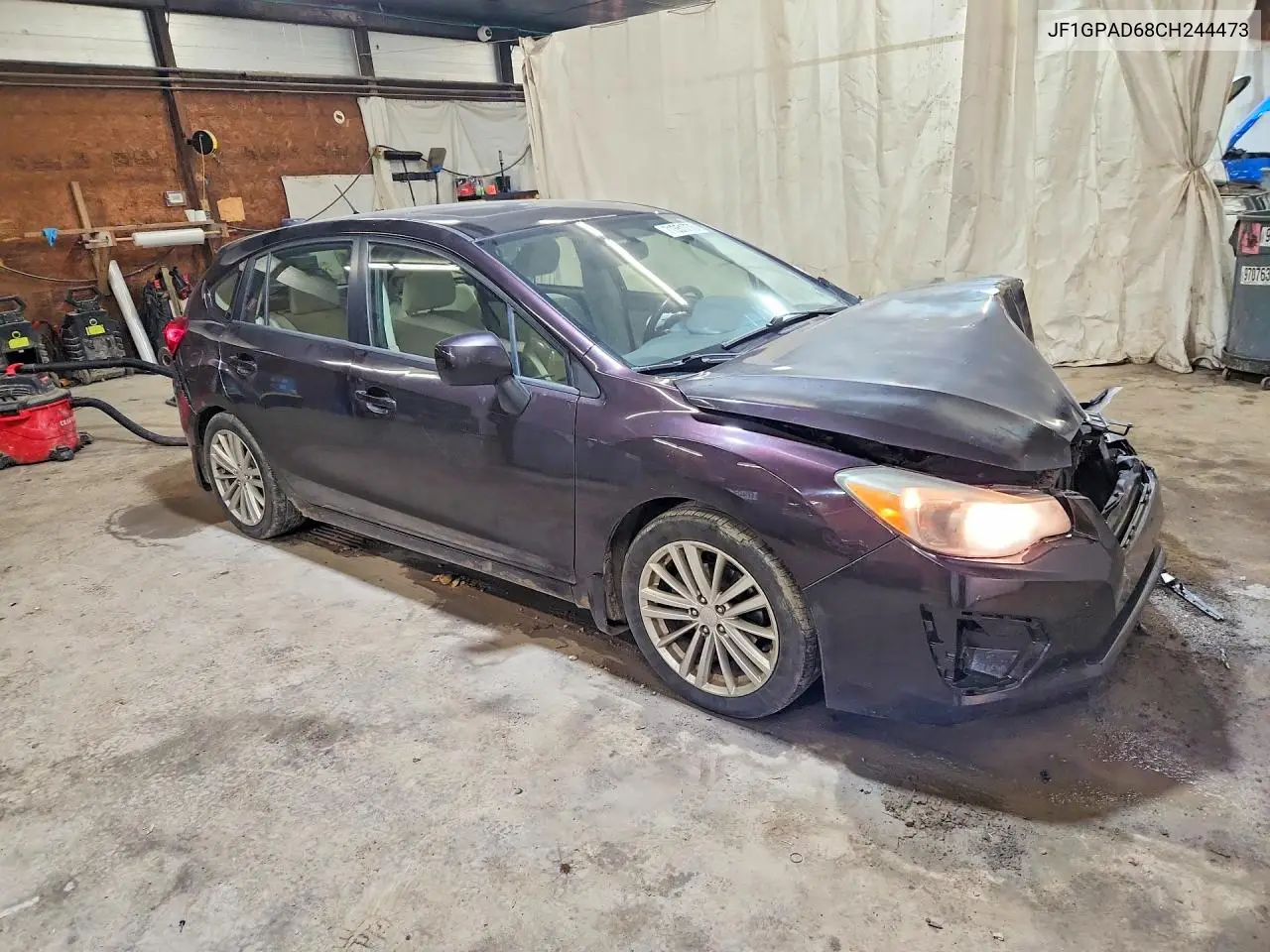 2012 SUBARU IMPREZA VIN JF1GPAD68CH244473 — фото 4