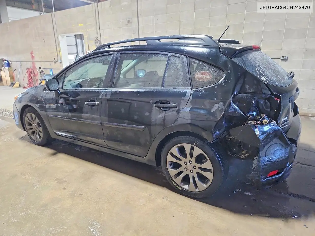 2012 SUBARU IMPREZA VIN JF1GPAC64CH243970 — фото 2