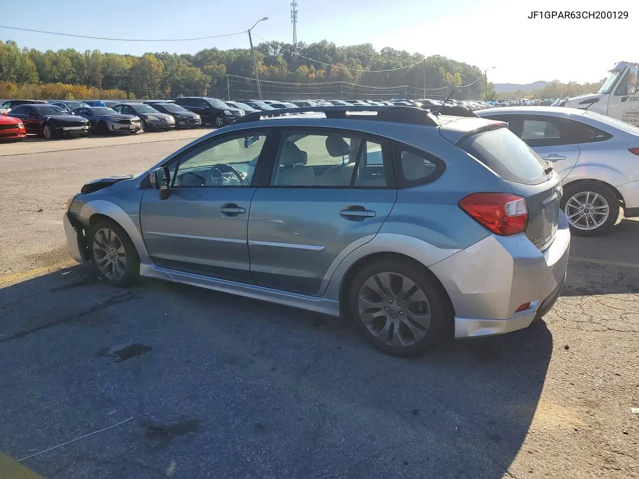 2012 SUBARU IMPREZA VIN JF1GPAR63CH200129 — фото 2