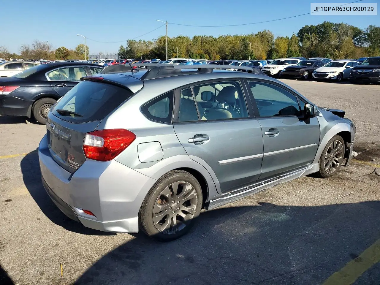 2012 SUBARU IMPREZA VIN JF1GPAR63CH200129 — фото 3