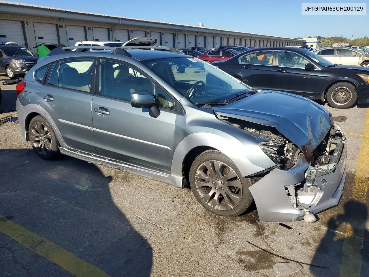 2012 SUBARU IMPREZA VIN JF1GPAR63CH200129 — фото 4