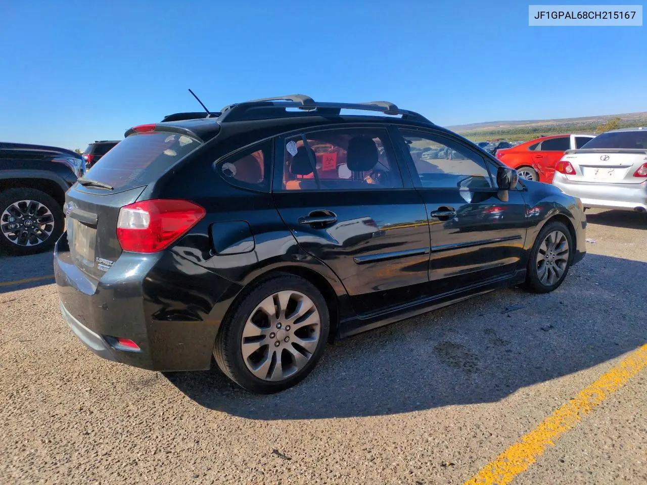 2012 SUBARU IMPREZA VIN JF1GPAL68CH215167 — фото 3