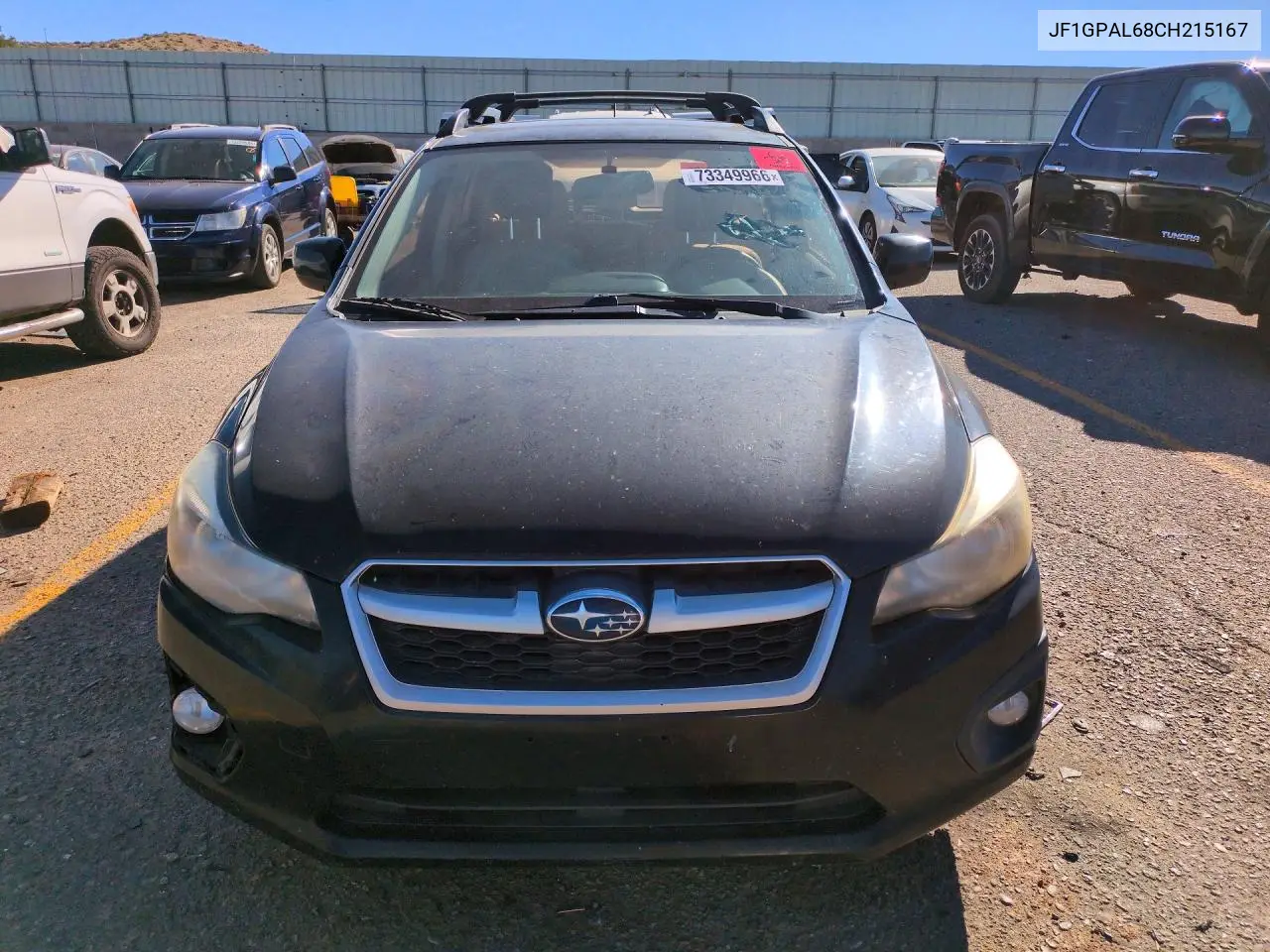 2012 SUBARU IMPREZA VIN JF1GPAL68CH215167 — фото 5