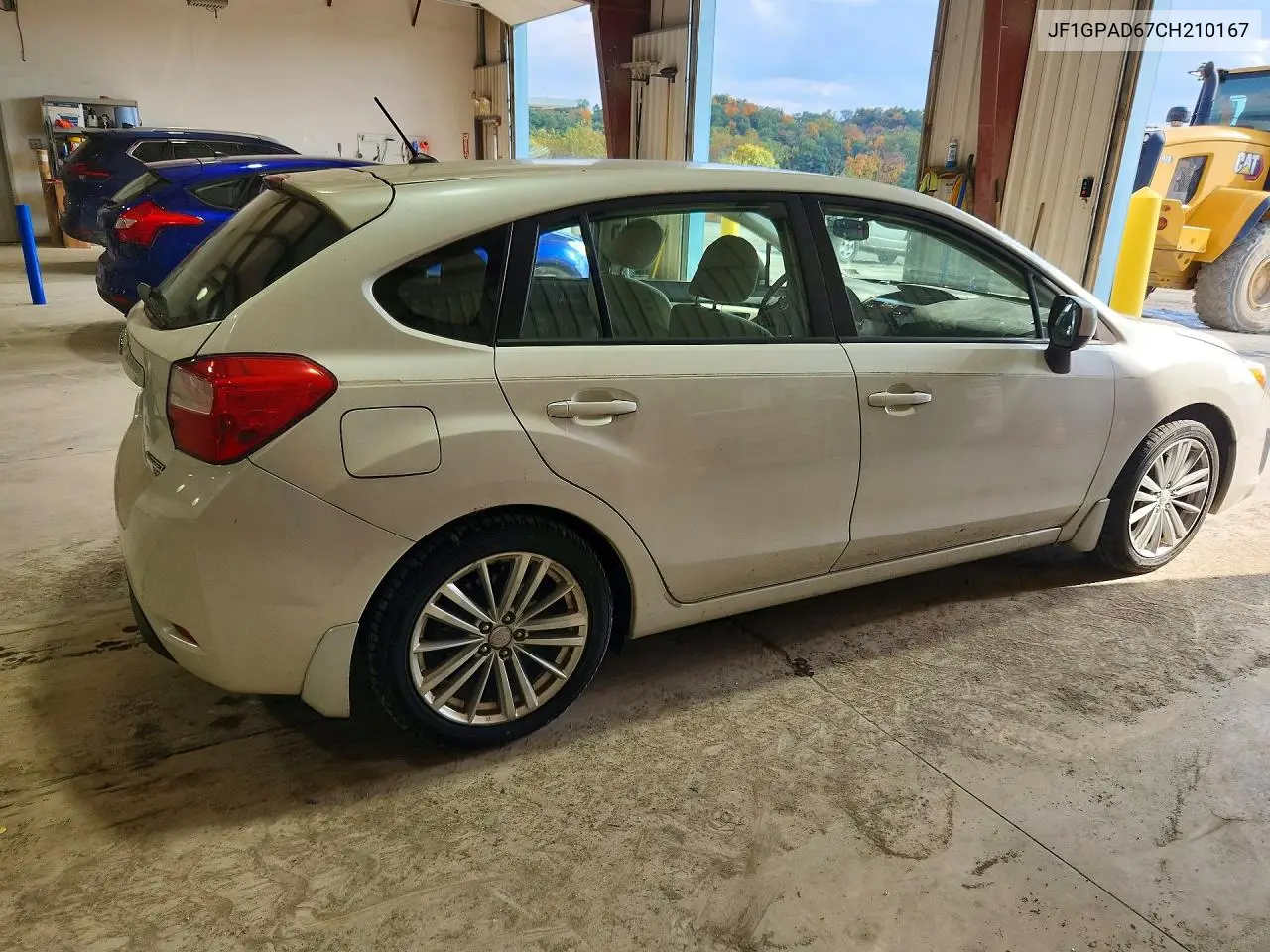 2012 SUBARU IMPREZA VIN JF1GPAD67CH210167 — фото 3