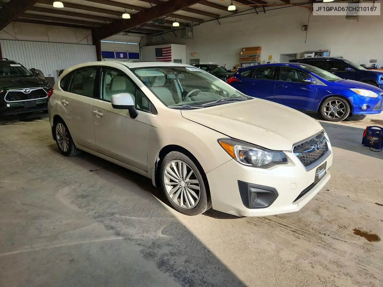 2012 SUBARU IMPREZA VIN JF1GPAD67CH210167 — фото 4