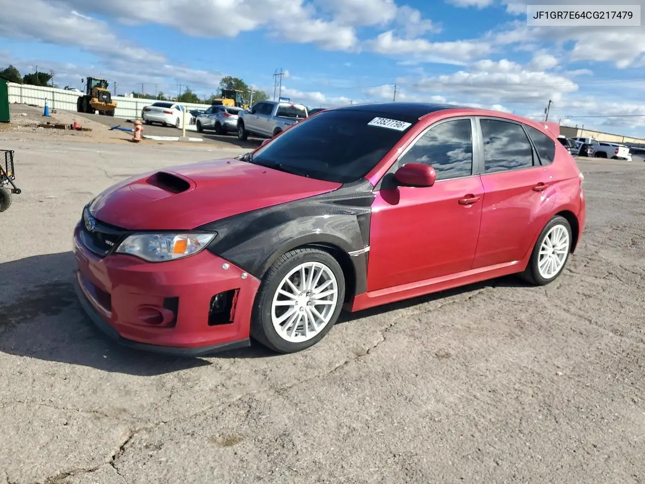 SUBARU IMPREZA 2012, VIN JF1GR7E64CG217479