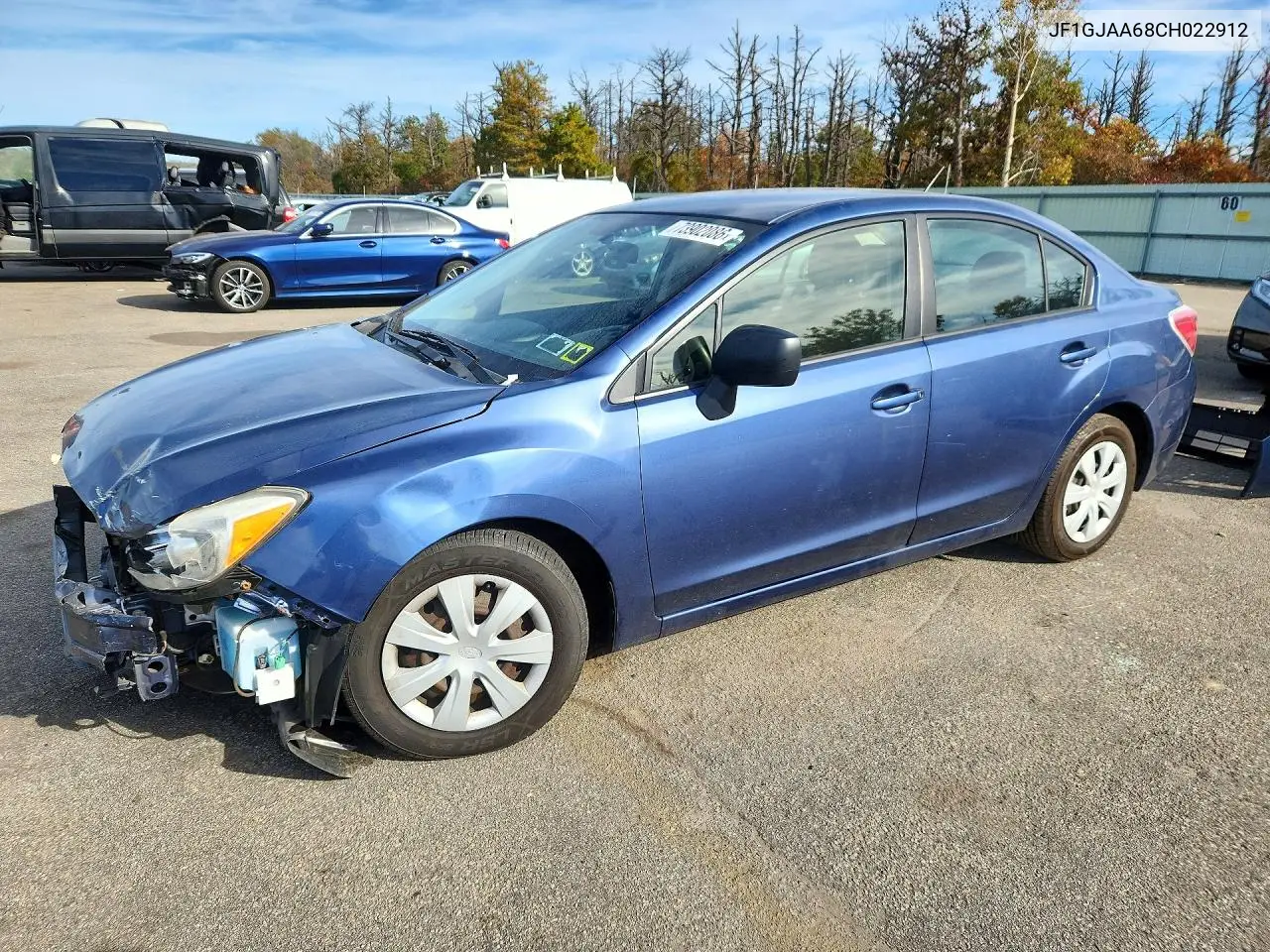 SUBARU IMPREZA 2012, VIN JF1GJAA68CH022912