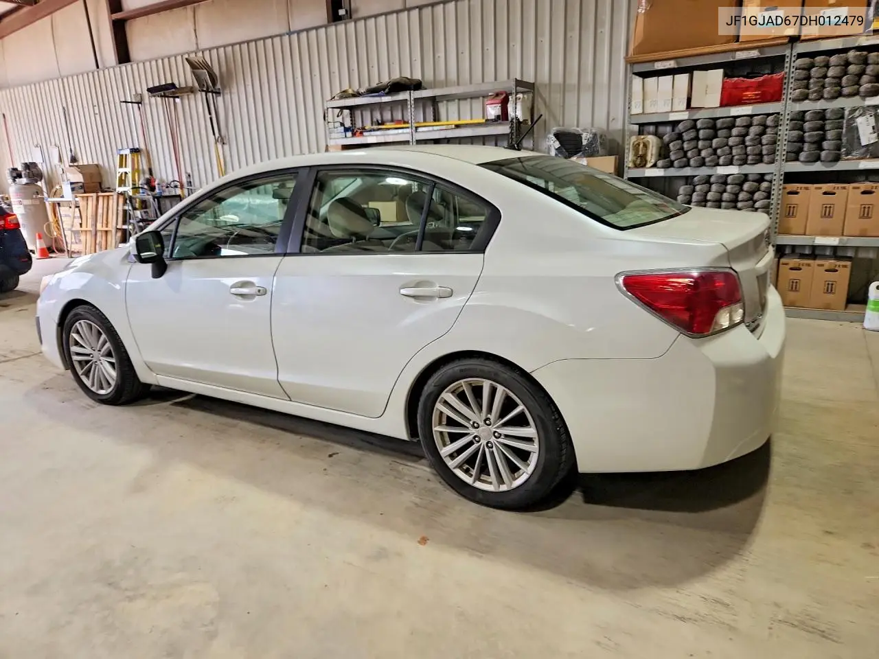 2013 SUBARU IMPREZA VIN JF1GJAD67DH012479 — фото 2