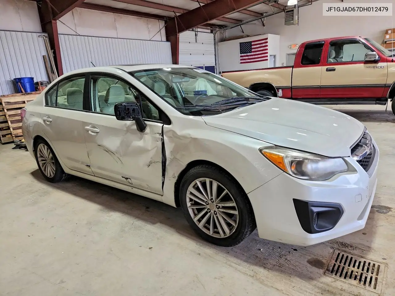 2013 SUBARU IMPREZA VIN JF1GJAD67DH012479 — фото 4