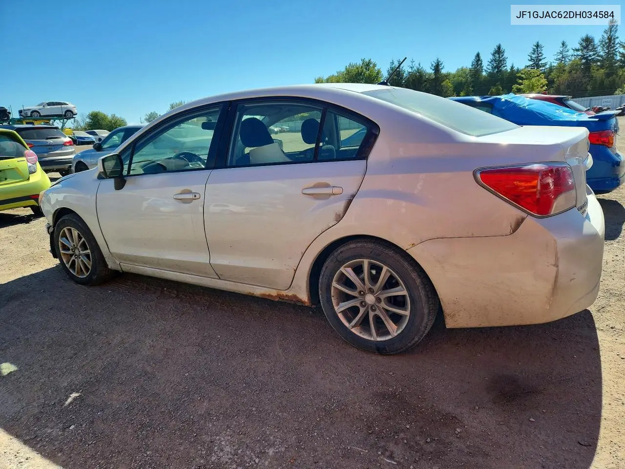 2013 SUBARU IMPREZA VIN JF1GJAC62DH034584 — фото 2