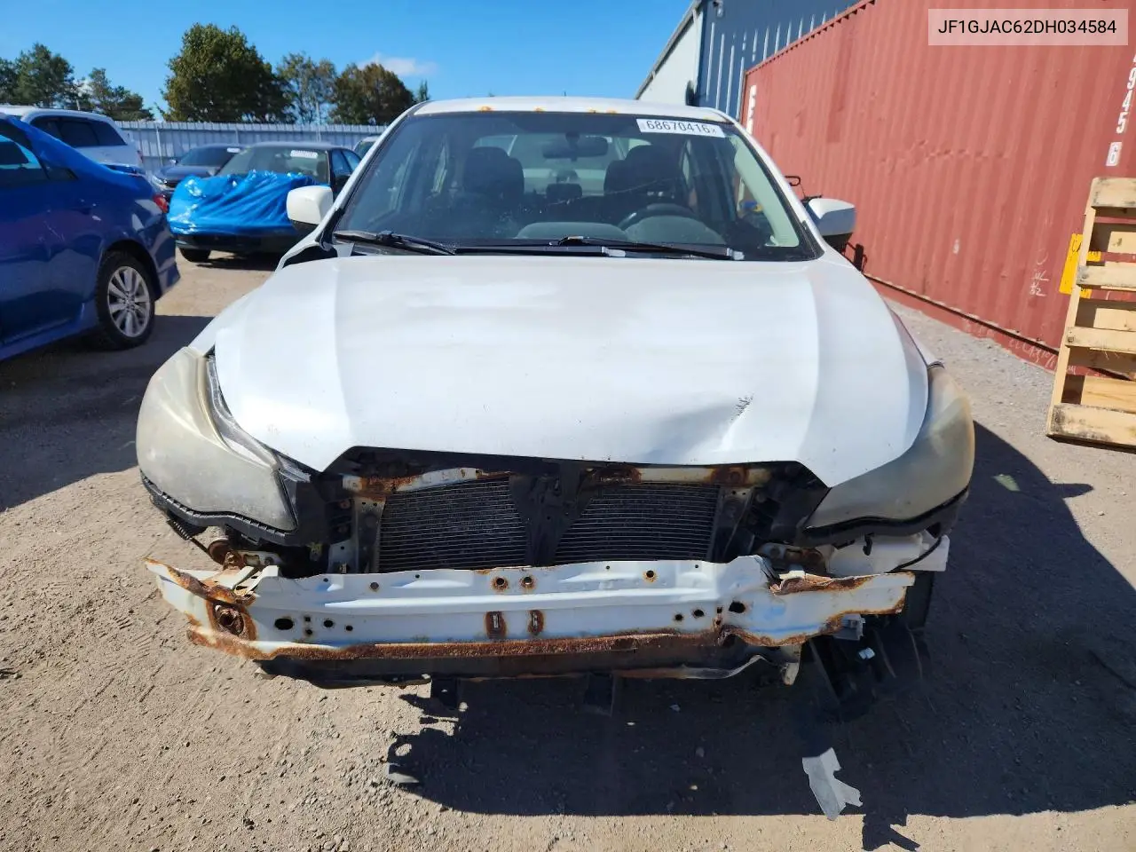 2013 SUBARU IMPREZA VIN JF1GJAC62DH034584 — фото 5