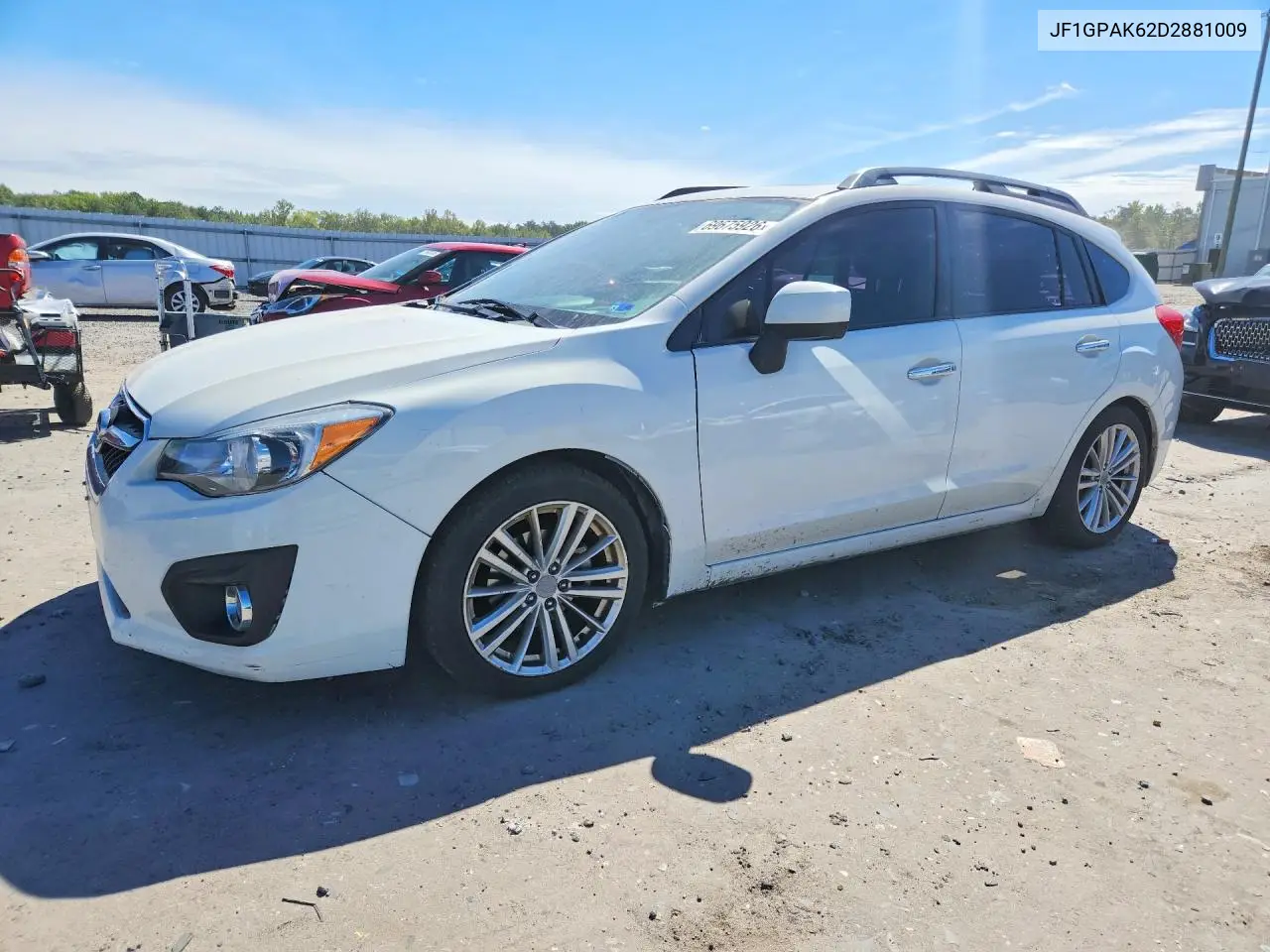 SUBARU IMPREZA 2013, VIN JF1GPAK62D2881009