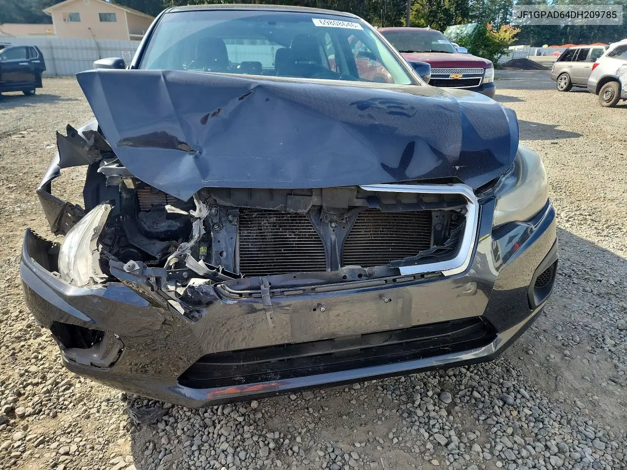 2013 SUBARU IMPREZA VIN JF1GPAD64DH209785 — фото 5