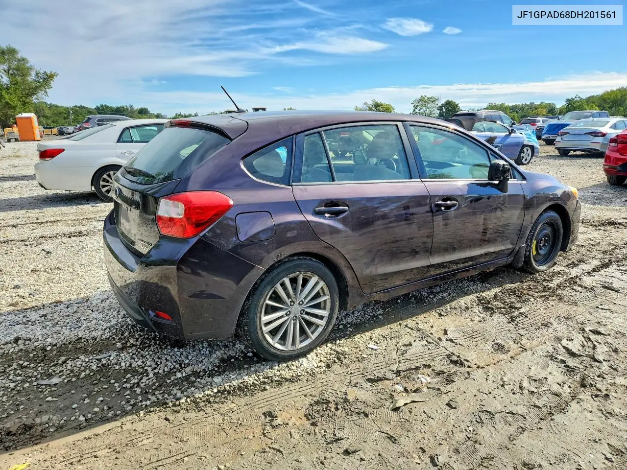 2013 SUBARU IMPREZA VIN JF1GPAD68DH201561 — фото 3