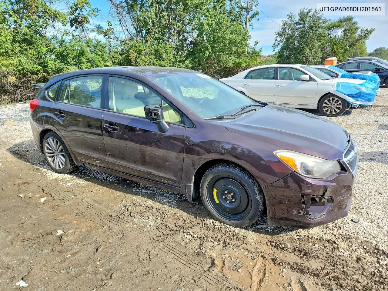 2013 SUBARU IMPREZA VIN JF1GPAD68DH201561 — фото 4