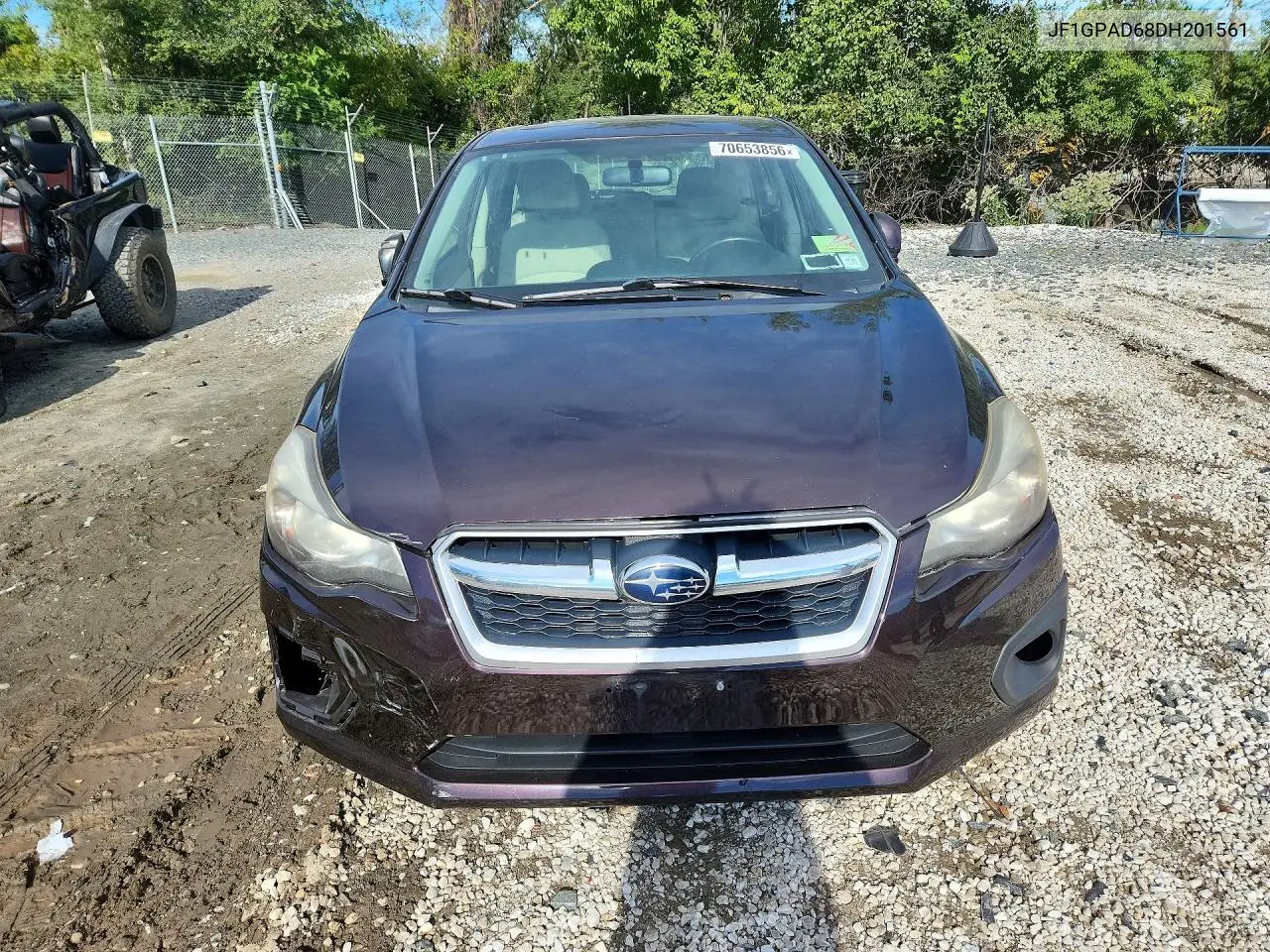 2013 SUBARU IMPREZA VIN JF1GPAD68DH201561 — фото 5