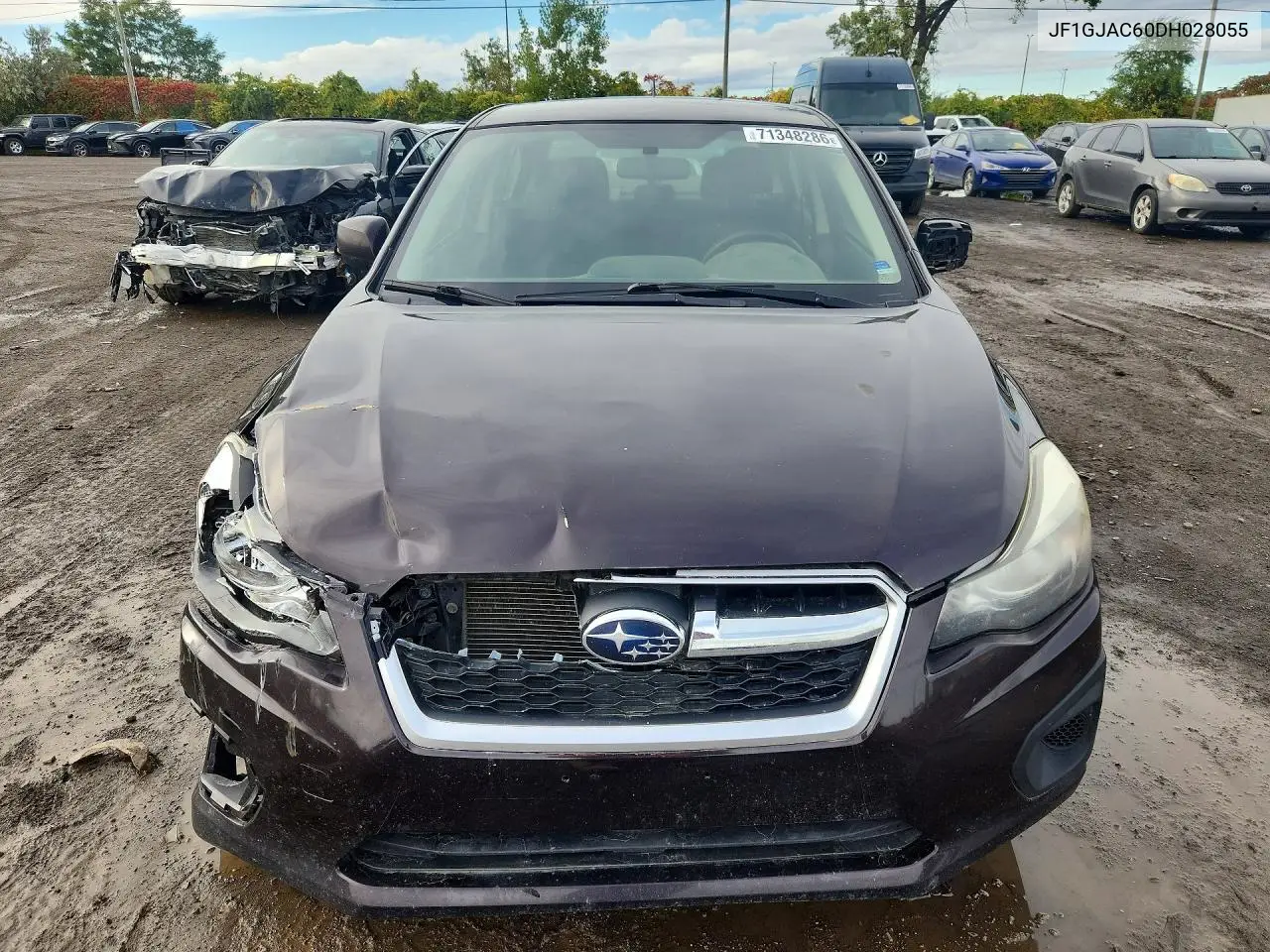 2013 SUBARU IMPREZA VIN JF1GJAC60DH028055 — фото 5
