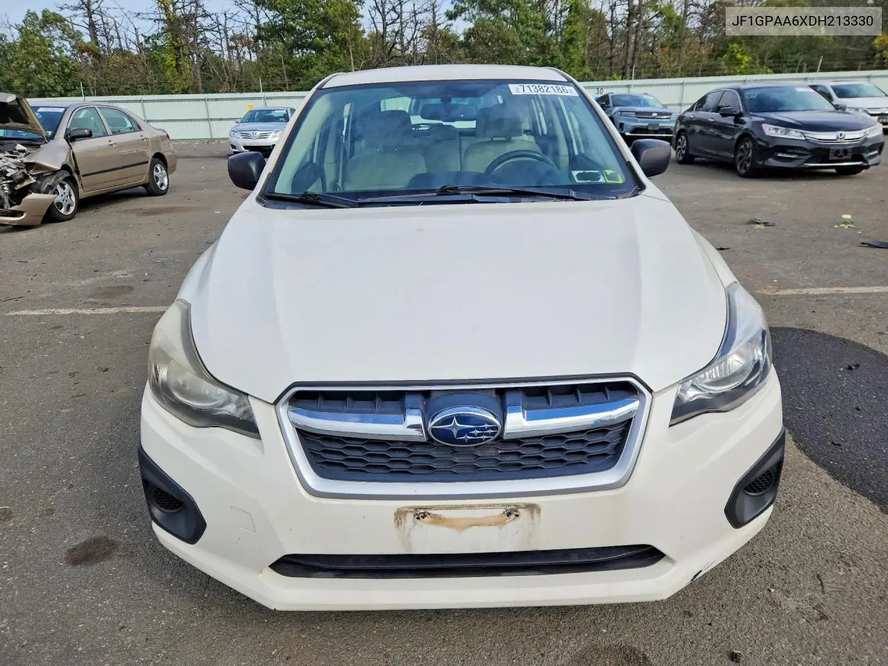 2013 SUBARU IMPREZA VIN JF1GPAA6XDH213330 — фото 5