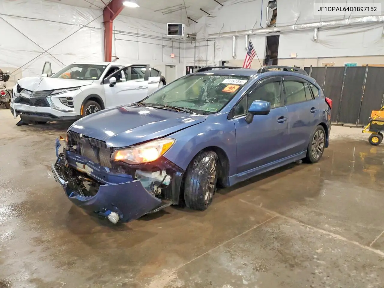 SUBARU IMPREZA 2013, VIN JF1GPAL64D1897152