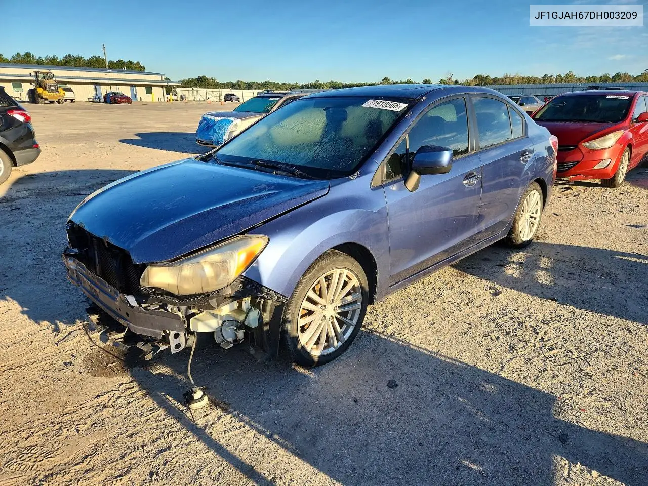 SUBARU IMPREZA 2013, VIN JF1GJAH67DH003209