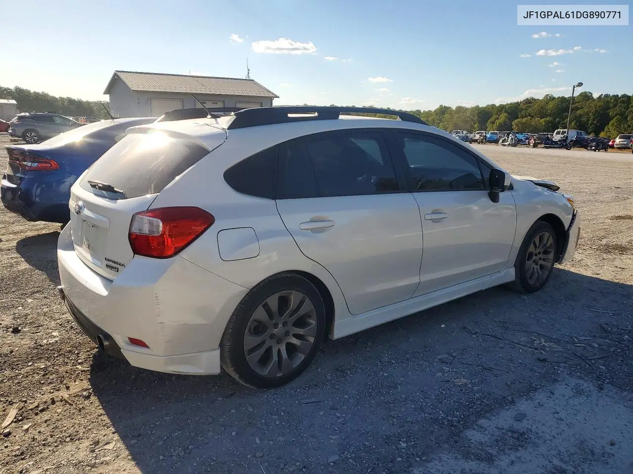 2013 SUBARU IMPREZA VIN JF1GPAL61DG890771 — фото 3