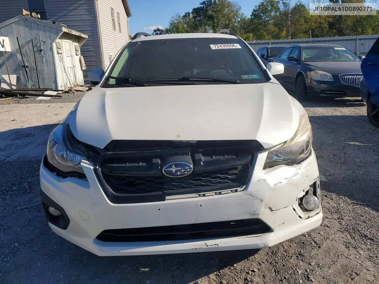 2013 SUBARU IMPREZA VIN JF1GPAL61DG890771 — фото 5