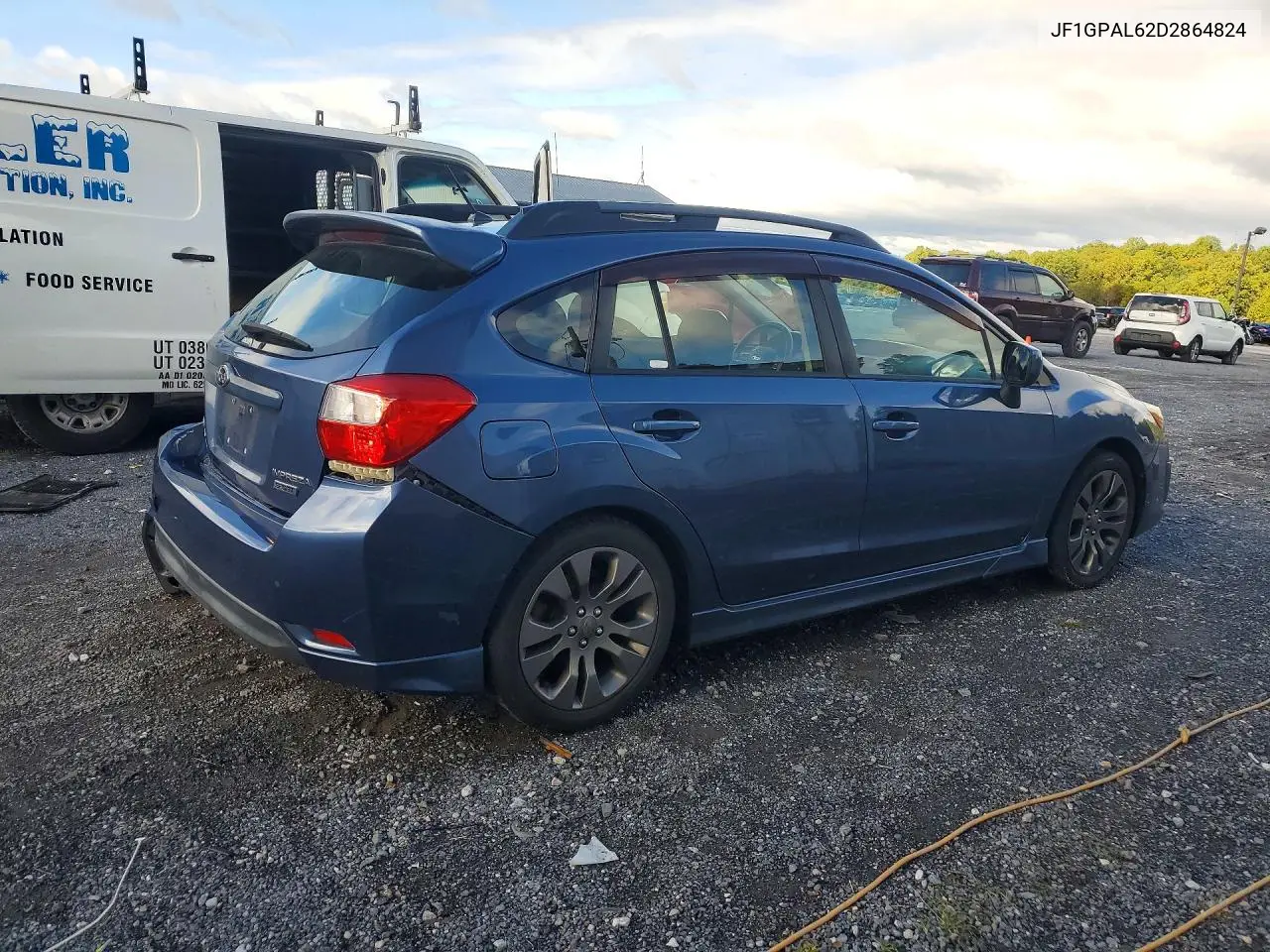2013 SUBARU IMPREZA VIN JF1GPAL62D2864824 — фото 3