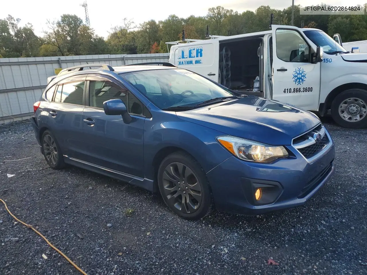 2013 SUBARU IMPREZA VIN JF1GPAL62D2864824 — фото 4