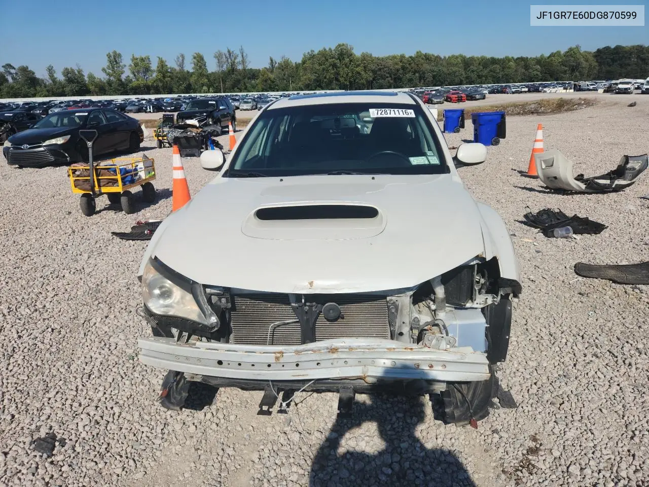 2013 SUBARU IMPREZA VIN JF1GR7E60DG870599 — фото 5