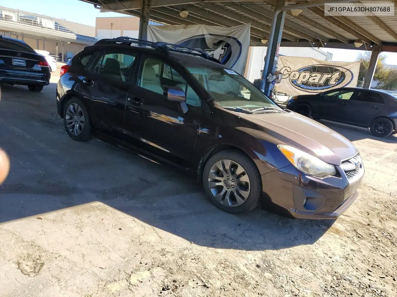 2013 SUBARU IMPREZA VIN JF1GPAL63DH807688 — фото 4