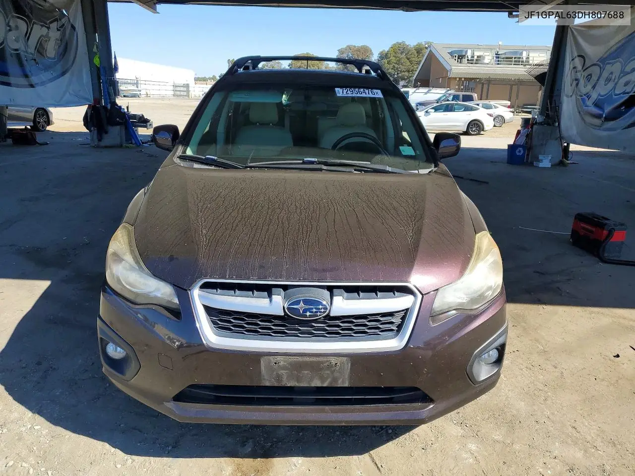 2013 SUBARU IMPREZA VIN JF1GPAL63DH807688 — фото 5